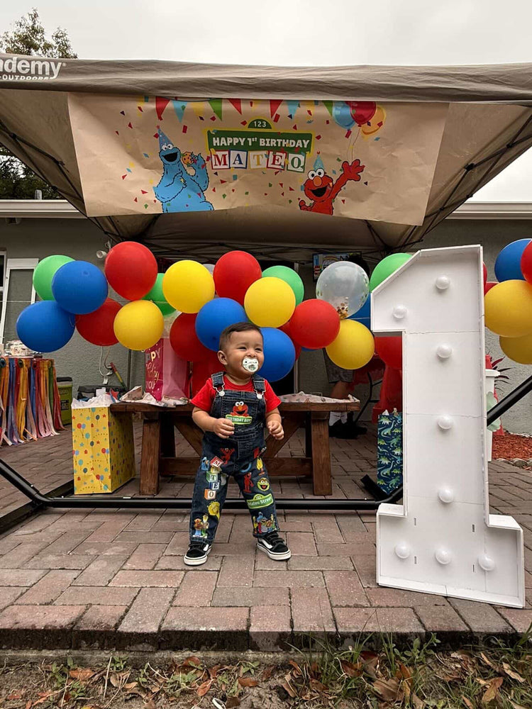 Custom Birthday Infant/Toddler Denim Overalls