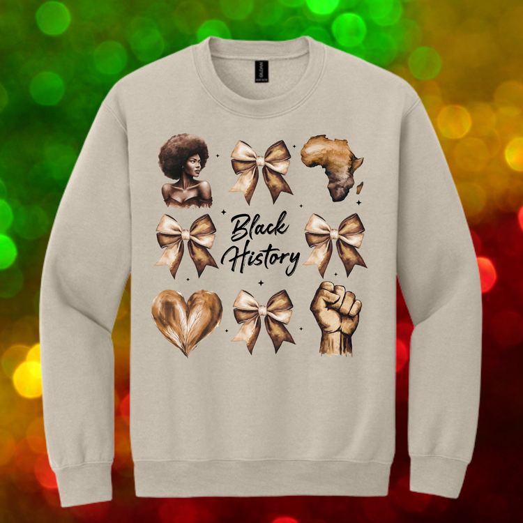 Black History Bow Unisex T-Shirt/Sweatshirt