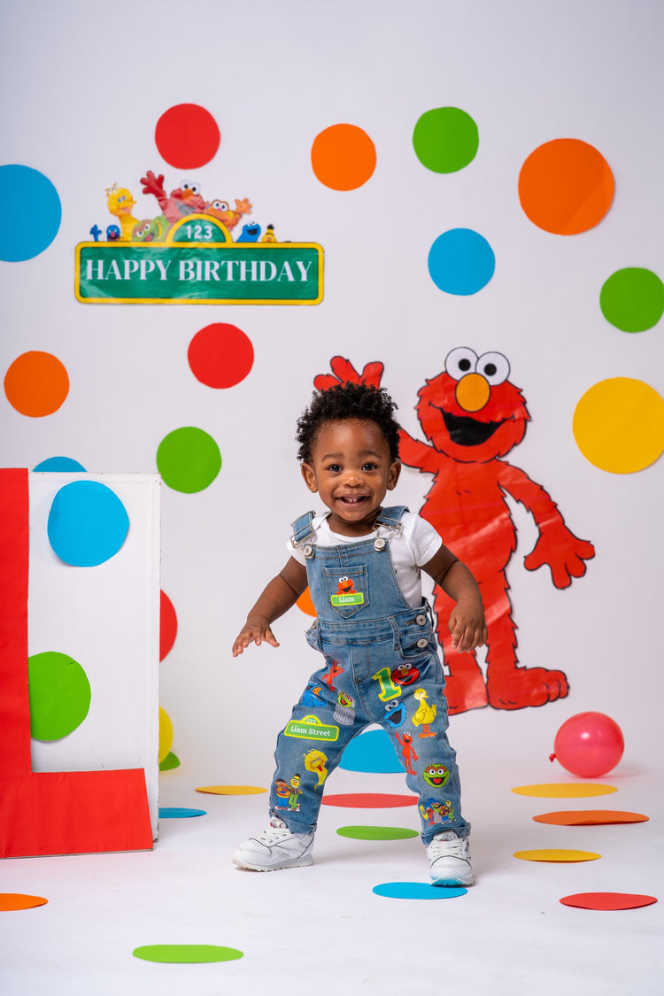 Custom Birthday Infant/Toddler Denim Overalls