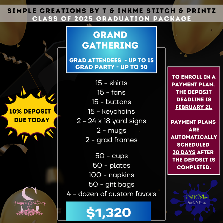 2025 Graduation Package - Grand Gathering
