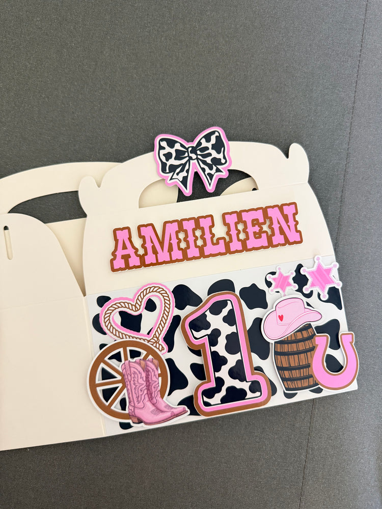 Personalized Party Gable Box | Custom Treat Box