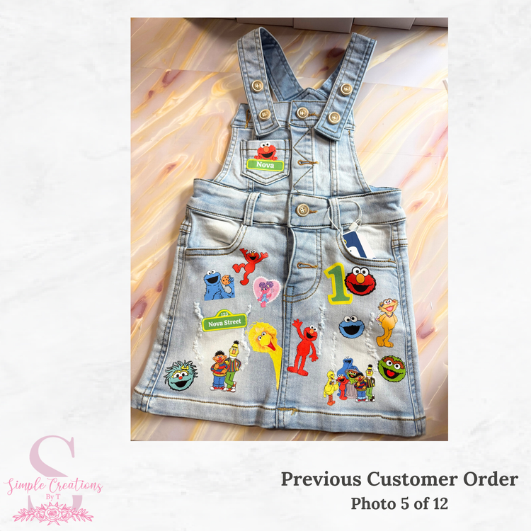Custom Birthday Infant/Toddler Denim Overalls