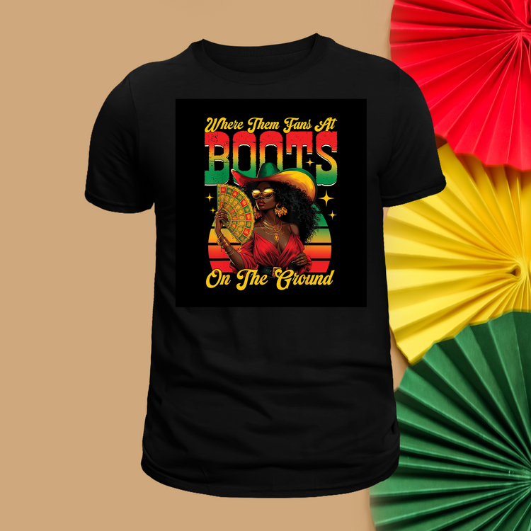 Juneteenth Boots on the Ground Short Sleeve T-Shirt