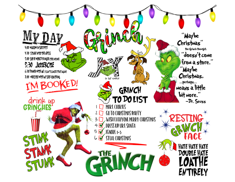 Grinch Christmas Tumbler