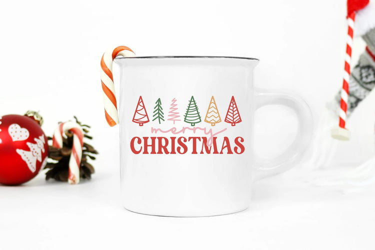 12 oz Christmas Mugs