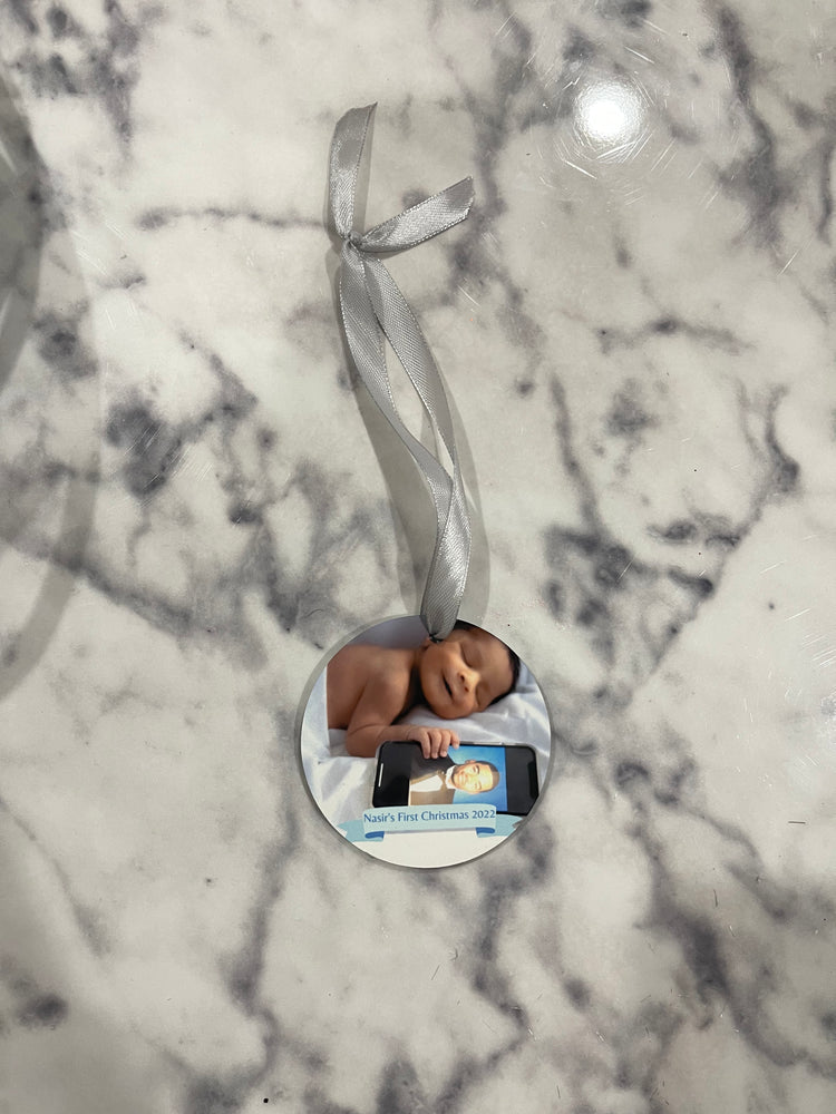 Custom Picture Ornaments (Pack of 4)