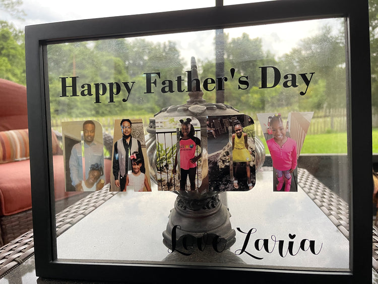 Custom Photo & Quote Floating Frame