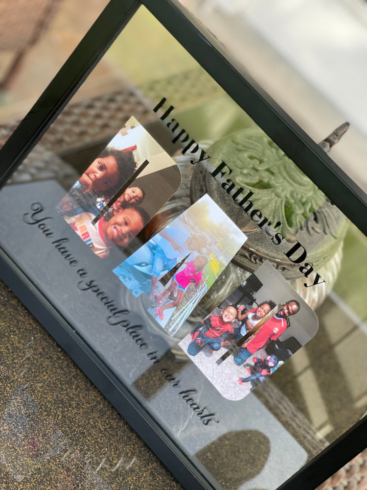 Custom Photo & Quote Floating Frame