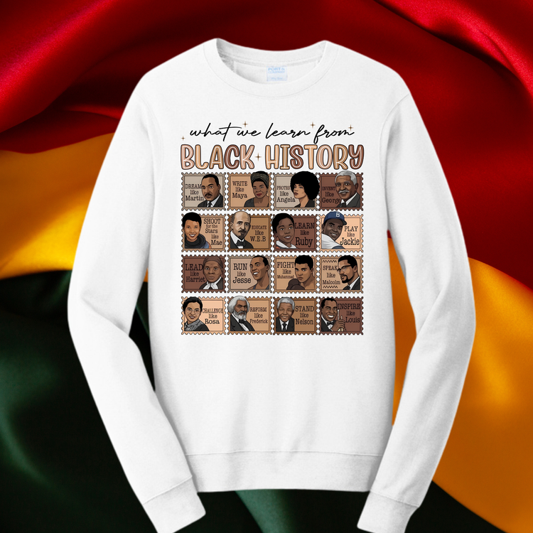 What We Learn From BHM Unisex T-Shirt/Sweatshirt