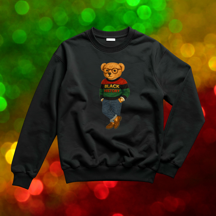 Black History Month Bear Unisex T-Shirt/Sweatshirt