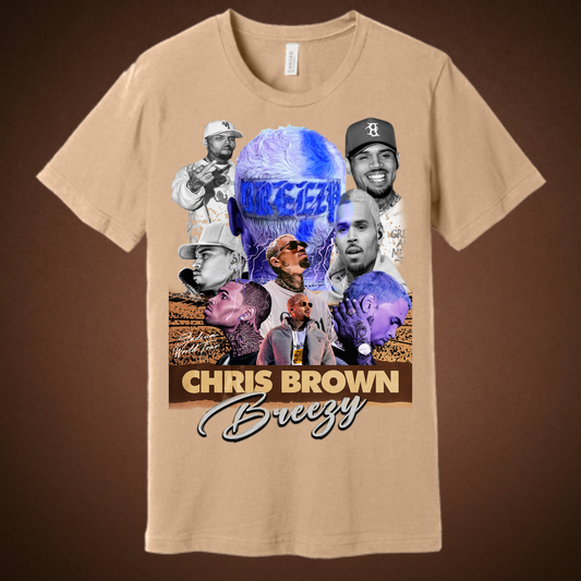 Chris Brown Breezy Bowl Collage Unisex T-Shirt