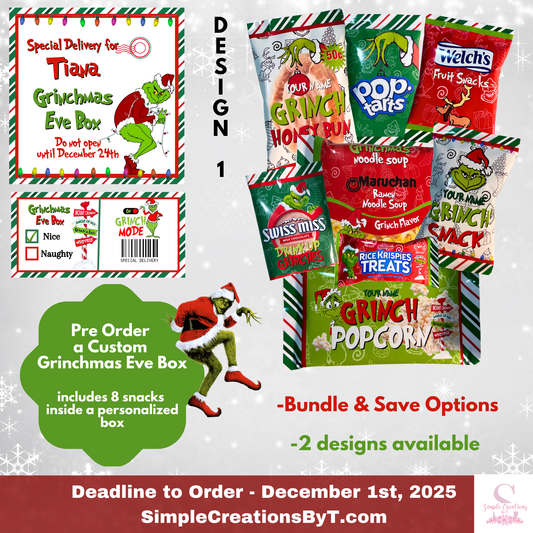 Grinchmas Eve (8 items) Box Design 1 - Preorder until December 1st