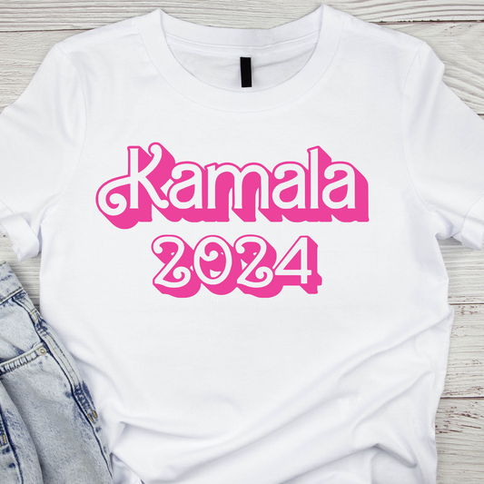 Kamala Barbie Font T-Shirt