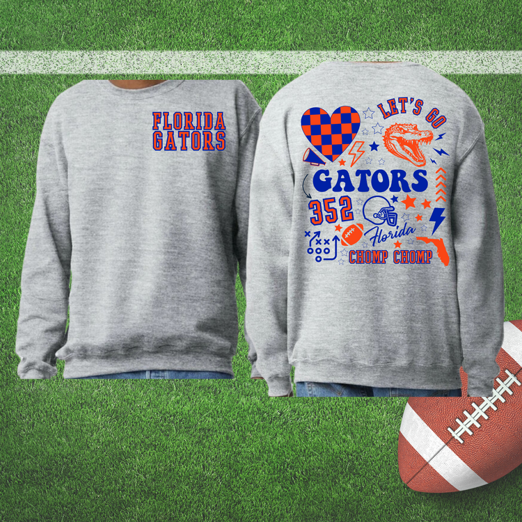 Retro Florida Gators / Georgia Bulldogs Sweatshirt