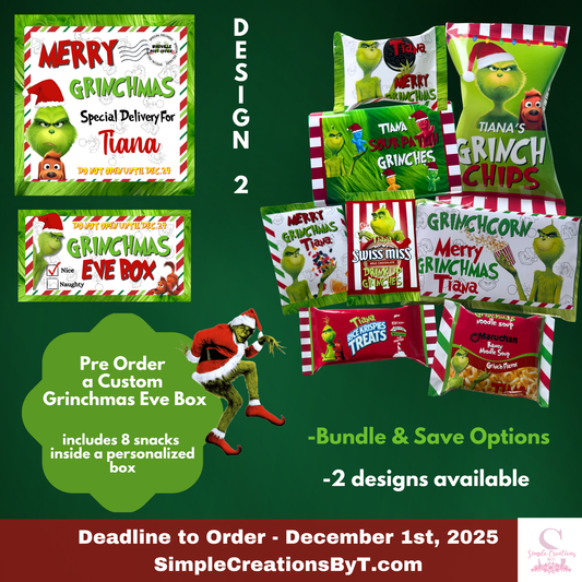 Grinchmas Eve (8 items) Box Design 2 - Preorder until December 1st