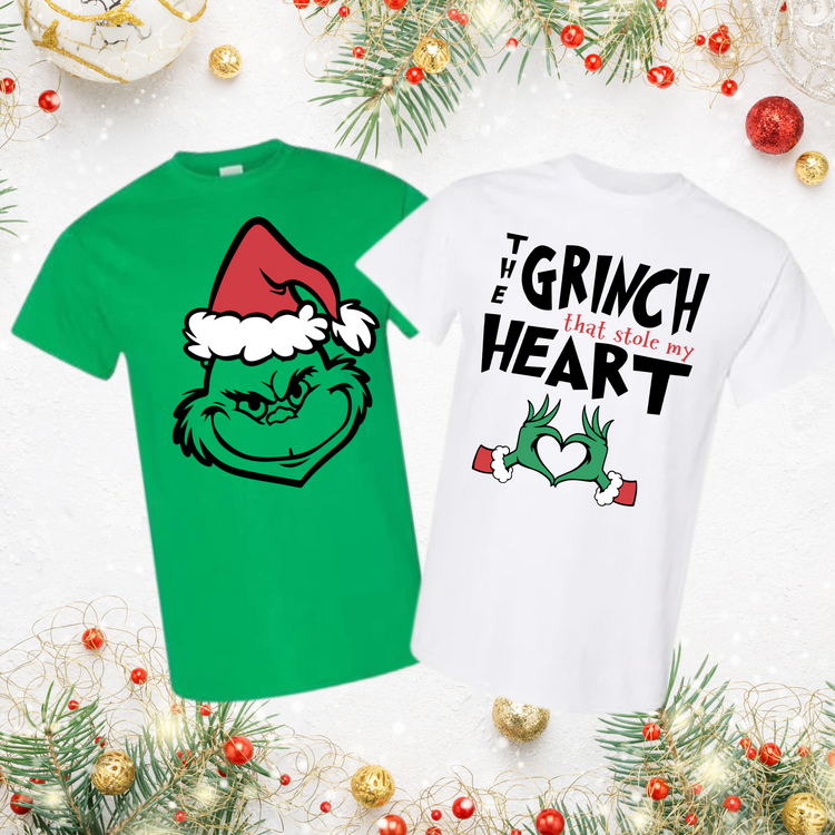 Couples Grinch That Stole My Heart T-shirt/Long Sleeve/Sweatshirt