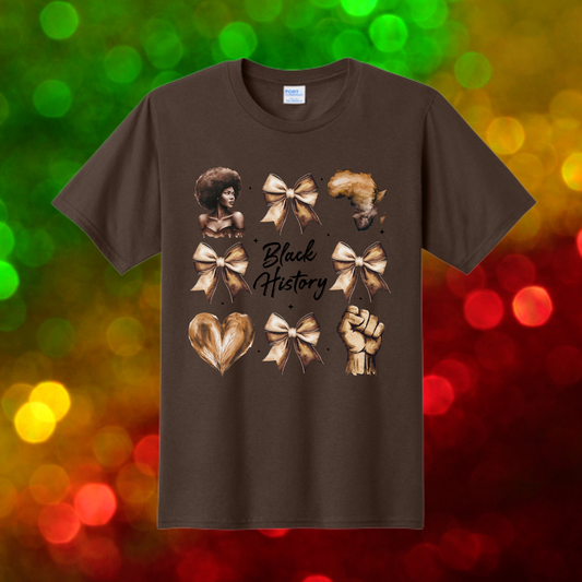 Black History Bow Unisex T-Shirt/Sweatshirt
