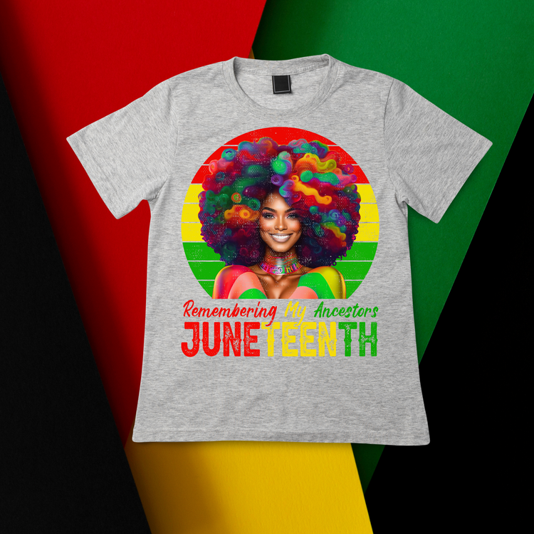 Juneteenth Remembering my Ancestors Short Sleeve T-Shirt