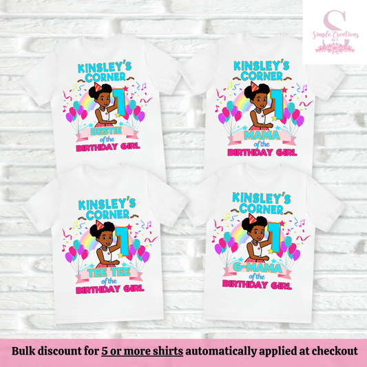 Gracie's Corner Family Birthday Shirts | Semi-Custom Family Name & Age Shirts