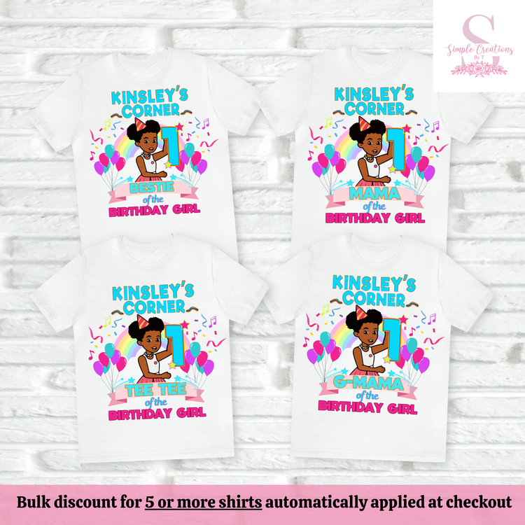 Gracie's Corner Family Birthday Shirts | Semi-Custom Family Name & Age Shirts