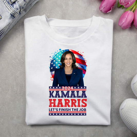 Kamala Let's Finish the Job T-Shirt