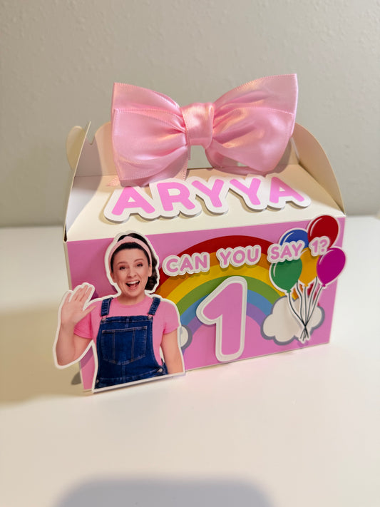 Personalized Party Gable Box | Custom Treat Box