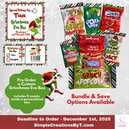 Grinchmas Eve (8 items) Box Design 1 - Preorder until December 1st