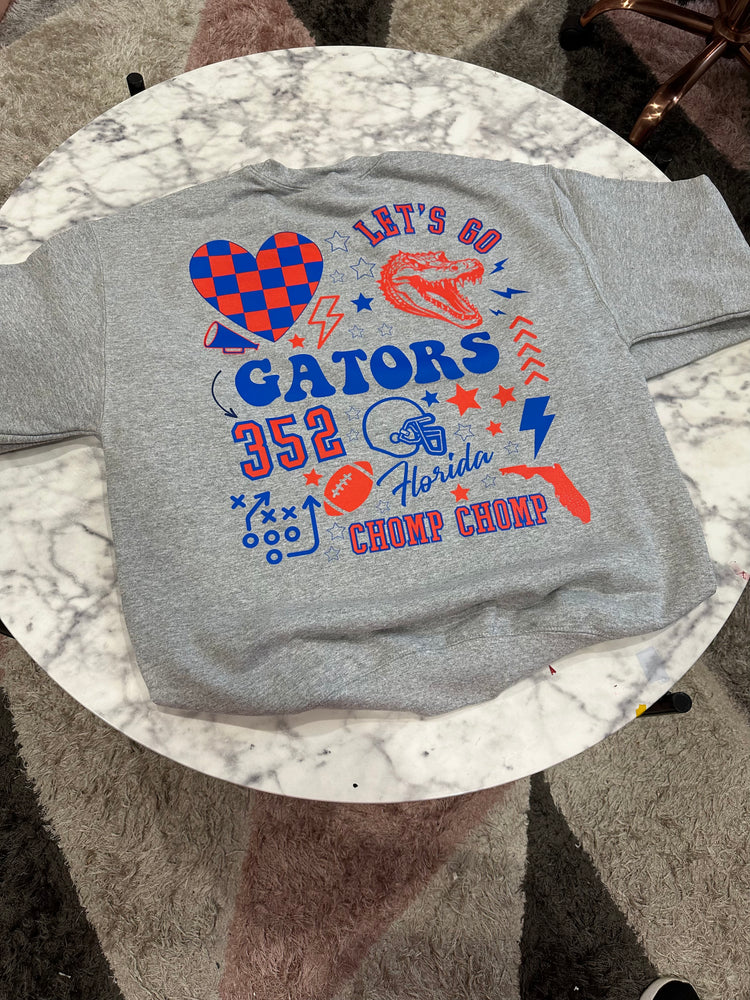 Retro Florida Gators / Georgia Bulldogs Sweatshirt