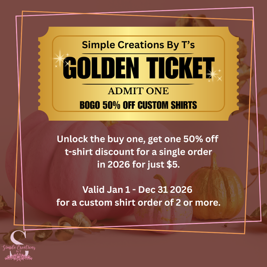 2026 SCBT Golden Ticket - One Day Sale