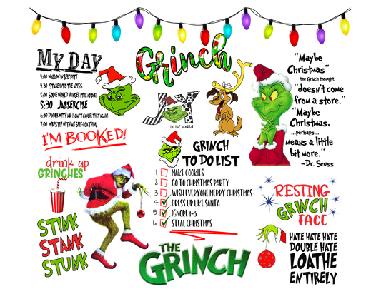 Grinch Christmas Tumbler