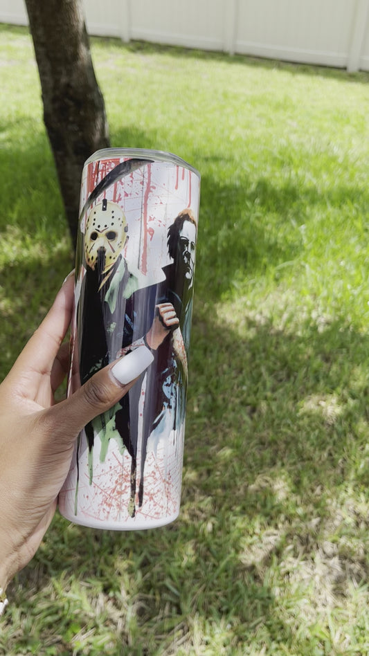 Halloween Characters Stainless Steel Mug or Tumbler