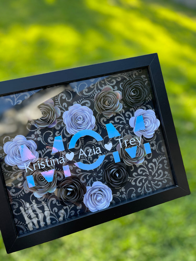 Spotify Shadow box artwork using Cricut 