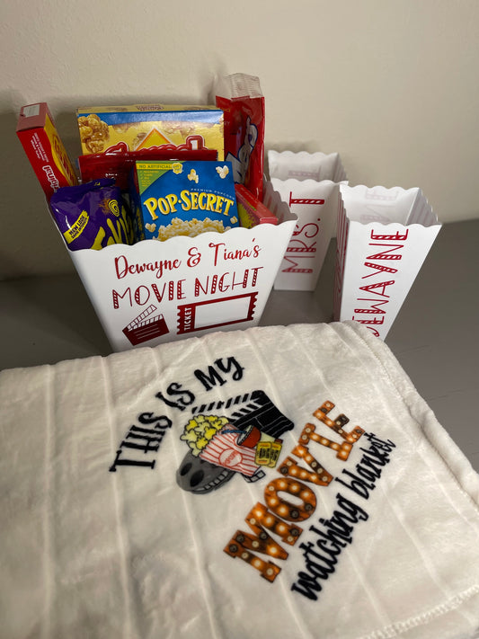 Family Movie Night Custom Gift Box